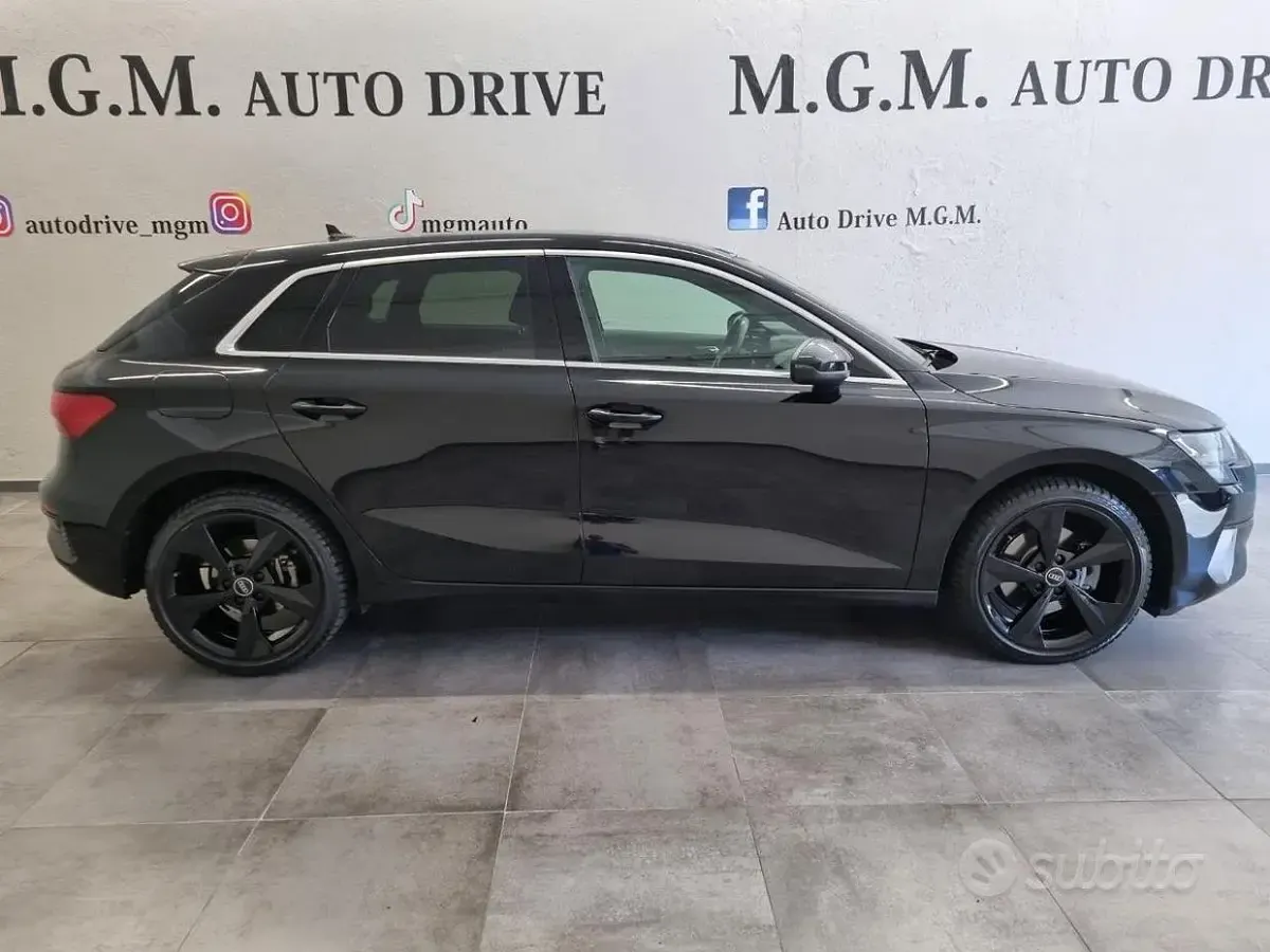 Usata Audi A3 Advanced 150 CV (110 kW) 2022 Nero Berlina