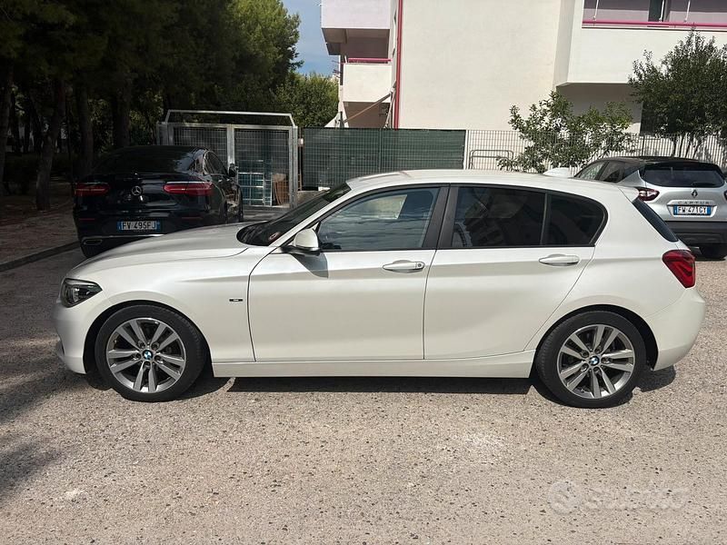 Usata BMW 116 Efficient Dynamics 116 CV (85 kW) 2015 Bianco Utilitaria