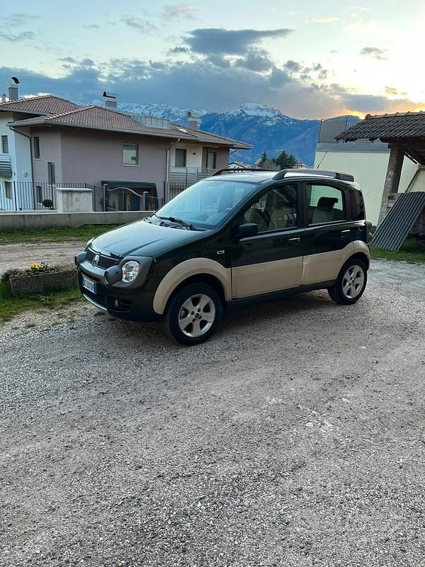 Usata Fiat Panda 4x4 Cross 69 CV (50 kW) 2006 Verde Utilitaria
