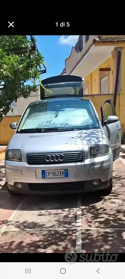 Usata Audi A2 90 CV (66 kW) 2004 Grigio Utilitaria