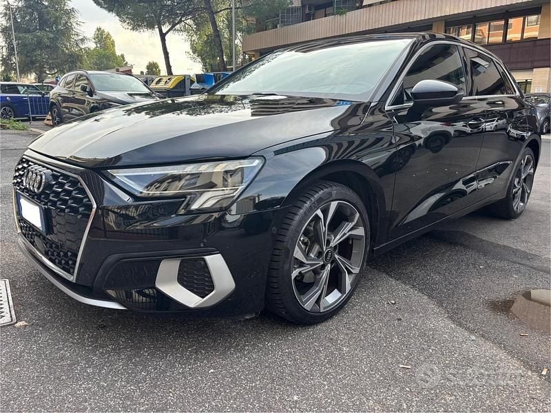 Usata Audi A3 Advanced 150 CV (110 kW) 2023 Nero Berlina