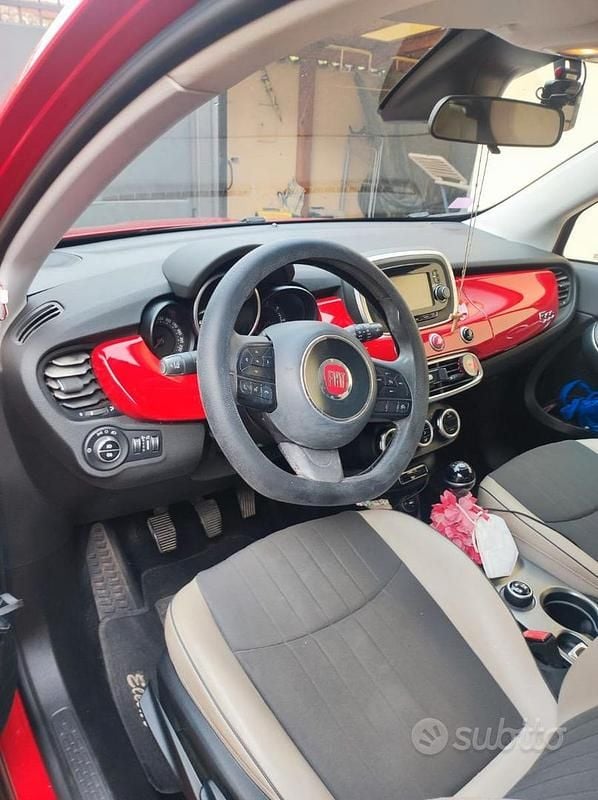Usata Fiat 500X Lounge 120 CV (88 kW) 2015 Rosso SUV
