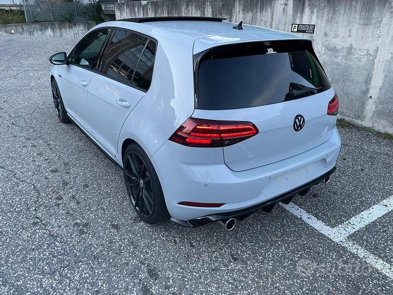Usata VW Golf VII GTI 245 CV (180 kW) 2018 Bianco Berlina