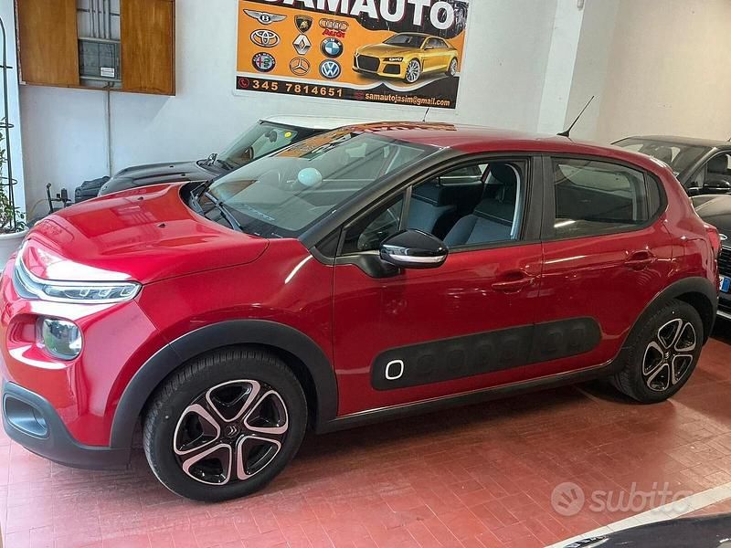 Usata Citroën C3 Shine 82 CV (60 kW) 2018 Rosso Utilitaria