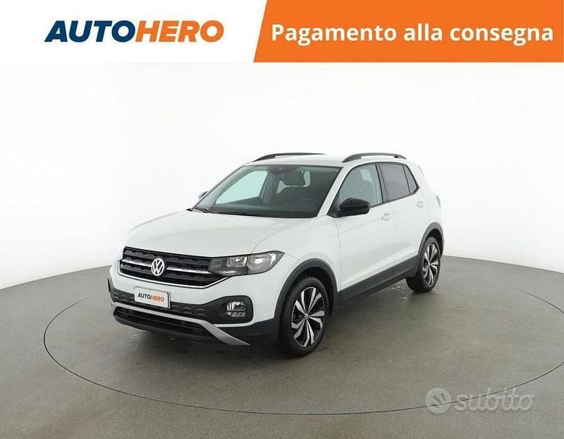 Bianco Usata 2020 VW T-Cross Style SUV | 14.799 € (Buon prezzo) - Immagine 1/4