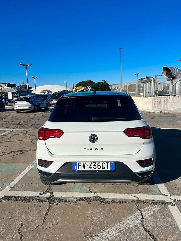 Usata VW T-Roc Style 150 CV (110 kW) 2019 Bianco SUV
