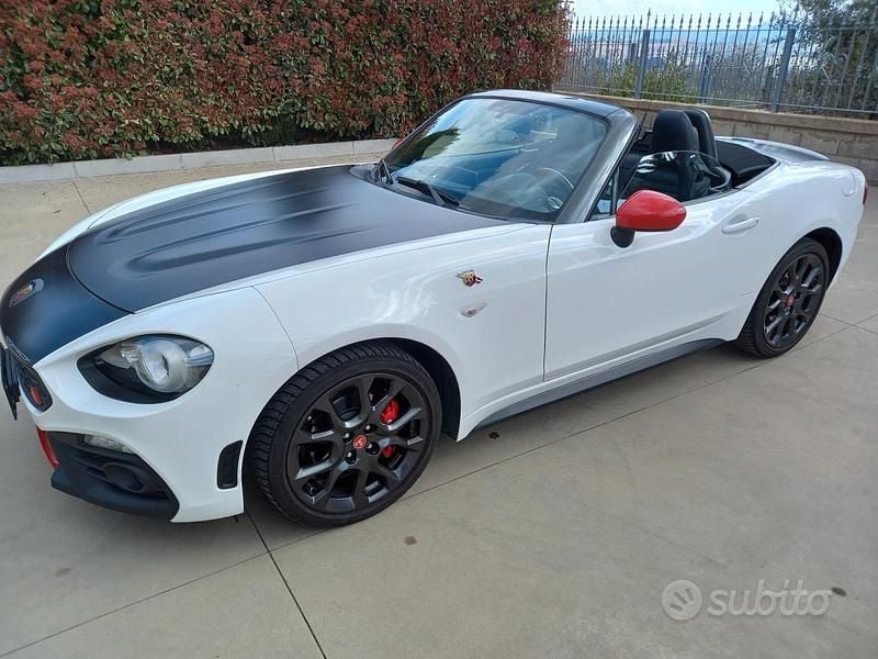 Usata Abarth 124 Spider 170 CV (125 kW) 2017 Bianco Cabrio