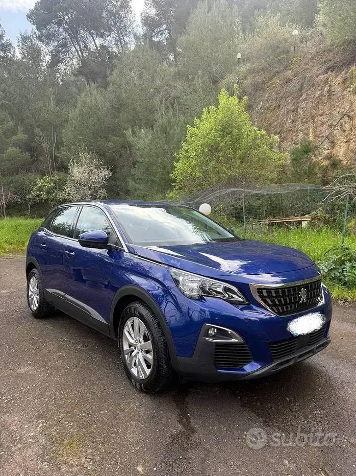Usata Peugeot 3008 Allure 130 CV (95 kW) 2018 Blu SUV