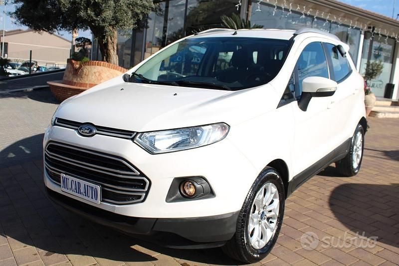 Usata Ford Ecosport Titanium S 95 CV (69 kW) 2017 Bianco SUV