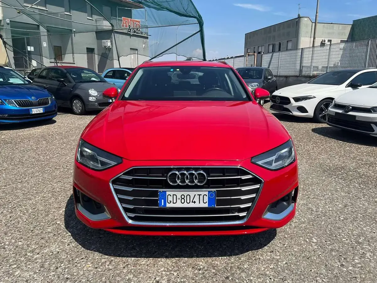 Usata Audi A4 Advanced Plus 163 CV (119 kW) 2020 Rosso Station wagon