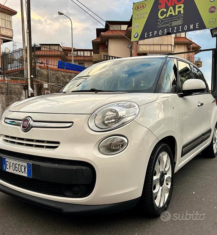 Bianco Usata 2014 Fiat 500L Lounge Monovolume | 9500 € (Molto cara) - Immagine 1/4