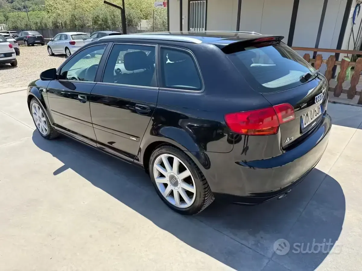 Usata Audi A3 S-Line 140 CV (102 kW) 2008 Nero Utilitaria