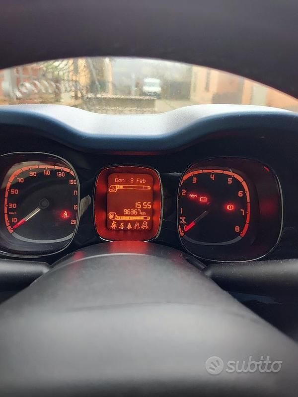 Usata Fiat Panda Lounge 69 CV (50 kW) 2013 Grigio Utilitaria