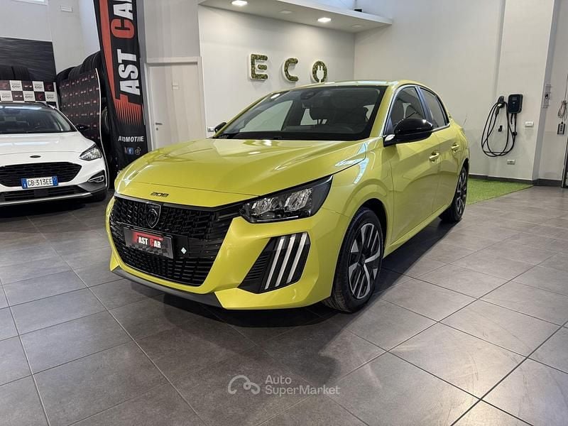 Nuova Peugeot 208 Style 101 CV (74 kW) 2025 Giallo Utilitaria