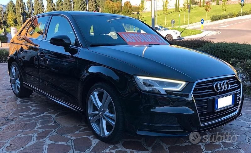 Usata Audi A3 Sport 116 CV (85 kW) 2019 Nero Berlina