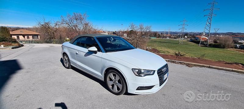 Usata Audi A3 Cabriolet 2016 Bianco Cabrio