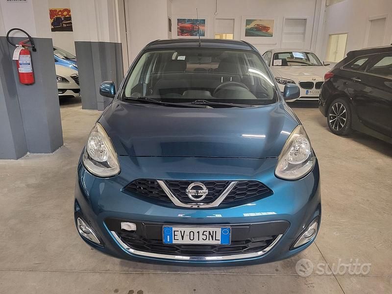 Second-hand Nissan Micra Visia 80 CP (58 kW) 2014 Albastru Berlinǎ