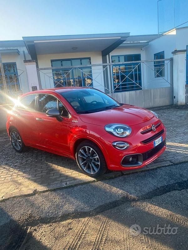 Usata Fiat 500X Sport 120 CV (88 kW) 2019 Rosso SUV