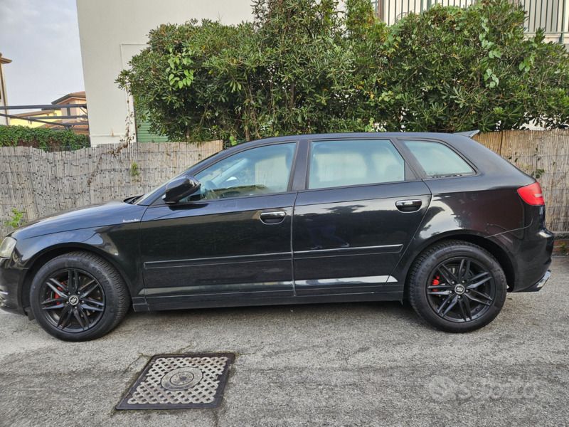 Usata Audi A3 140 CV (102 kW) 2010 Nero Utilitaria