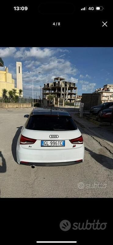 Usata Audi A1 S-Line 90 CV (66 kW) 2016 Bianco Utilitaria