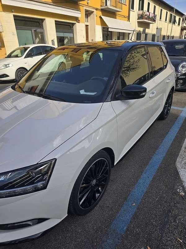 Usata Skoda Fabia Monte Carlo 110 CV (80 kW) 2019 Bianco Berlina