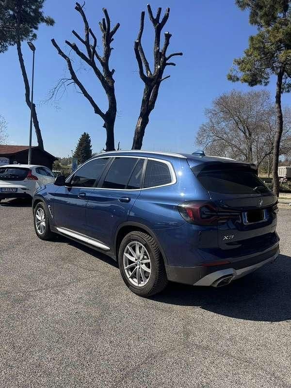Usata BMW X3 Luxury Line 190 CV (139 kW) 2022 Blu/azzurro SUV