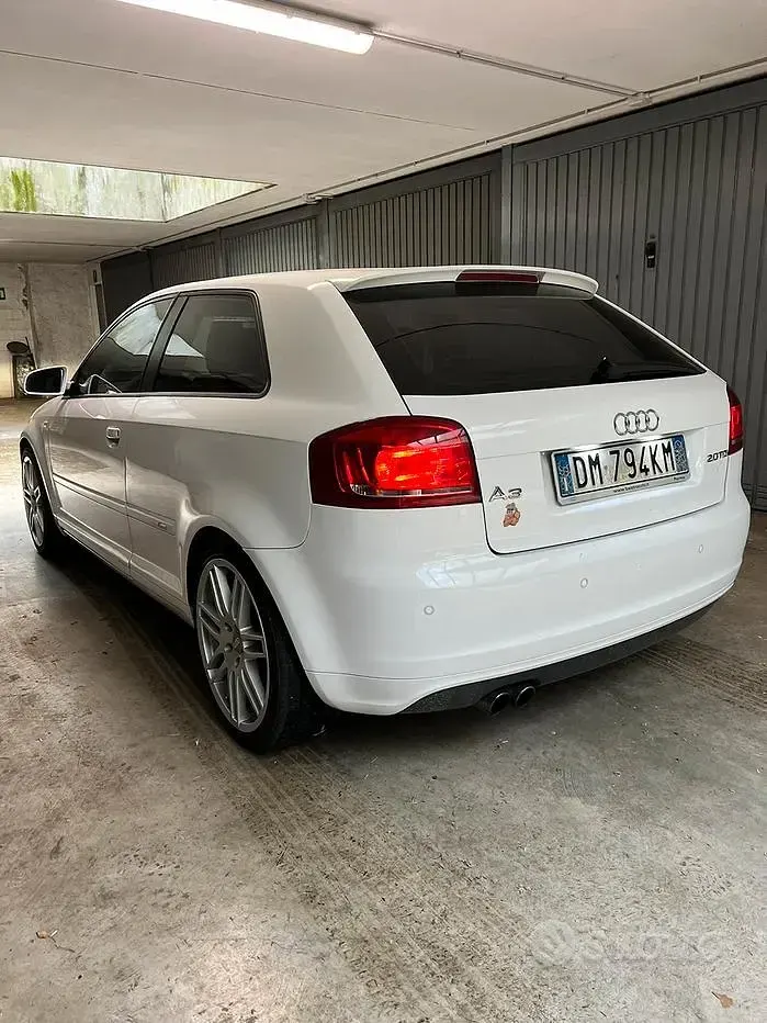 Usata Audi A3 S-Line 170 CV (125 kW) 2008 Bianco Utilitaria