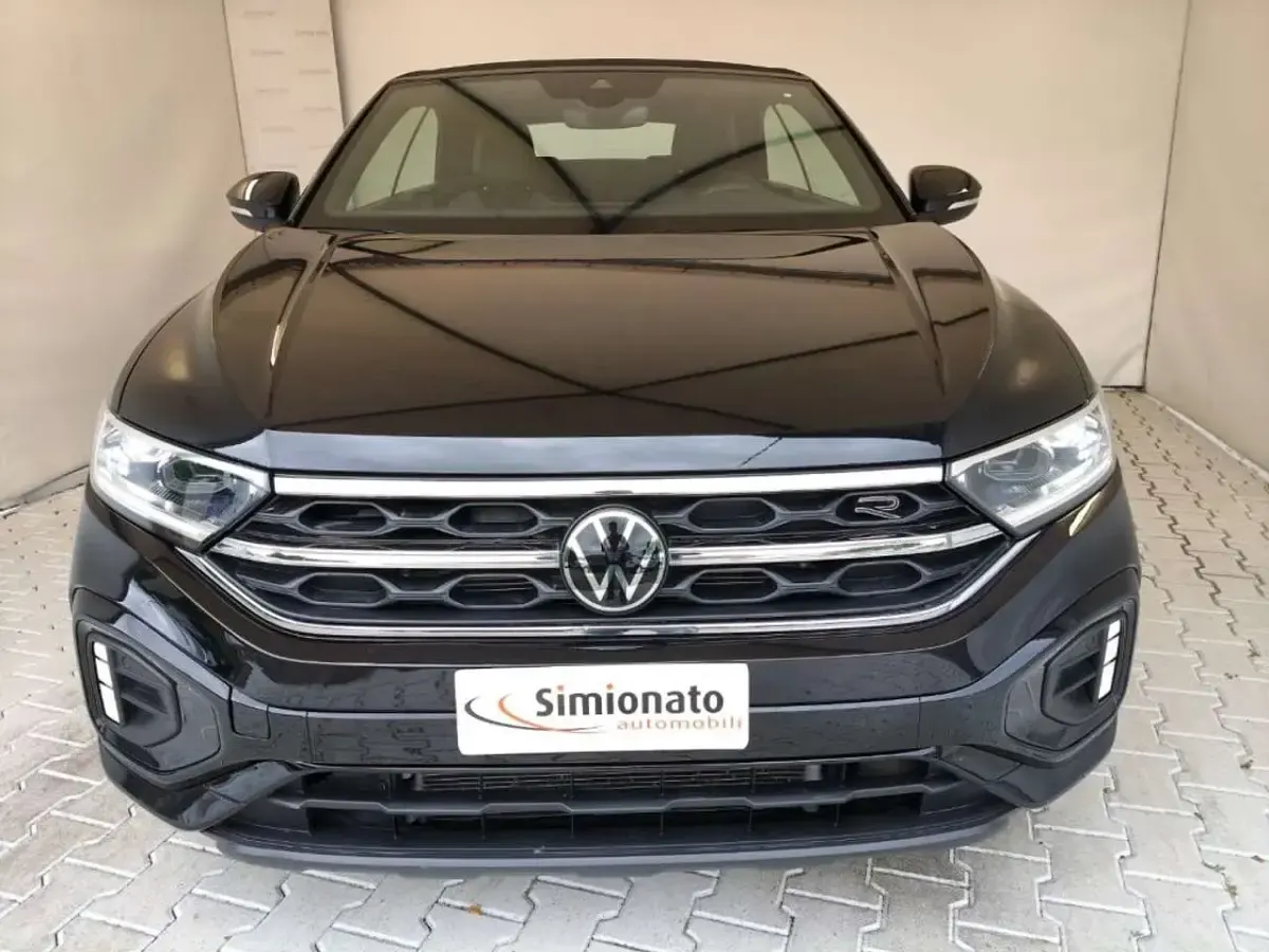 Usata VW T-Roc Cabriolet R-line 150 CV (110 kW) 2025 Nero Cabrio