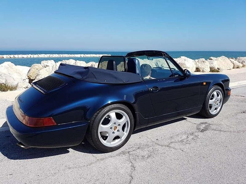 Usata Porsche 911 Carrera Cabriolet 250 CV (183 kW) 1991 Blu/azzurro Cabrio