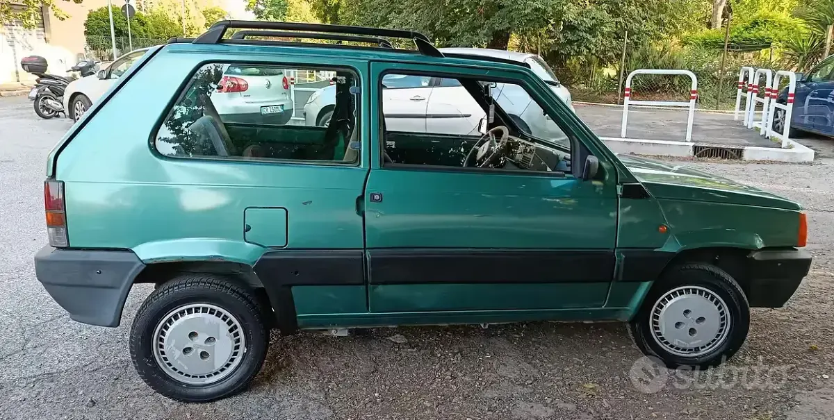 Usata Fiat Panda 54 CV (39 kW) 2001 Verde Berlina