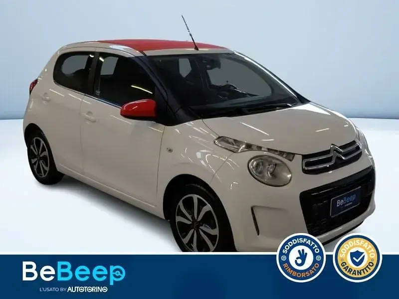 Usata Citroën C1 Shine 69 CV (50 kW) 2017 Bianco pastello Utilitaria