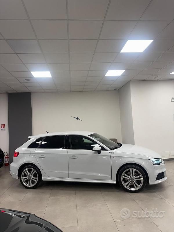 Usata Audi A3 150 CV (110 kW) 2020 Bianco Berlina