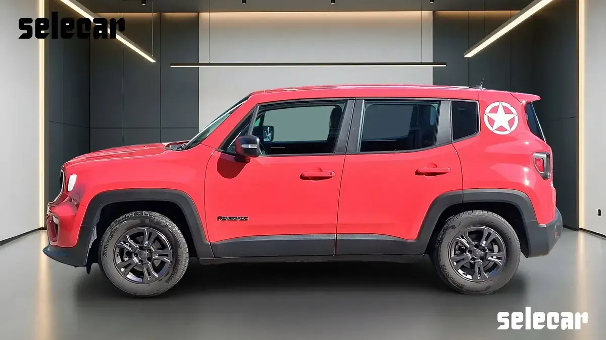 Usata Jeep Renegade Longitude 120 CV (88 kW) 2022 7h rosso rubino metallizzato SUV