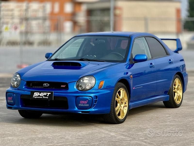 Usata Subaru Impreza 265 CV (194 kW) 2002 Blu Berlina
