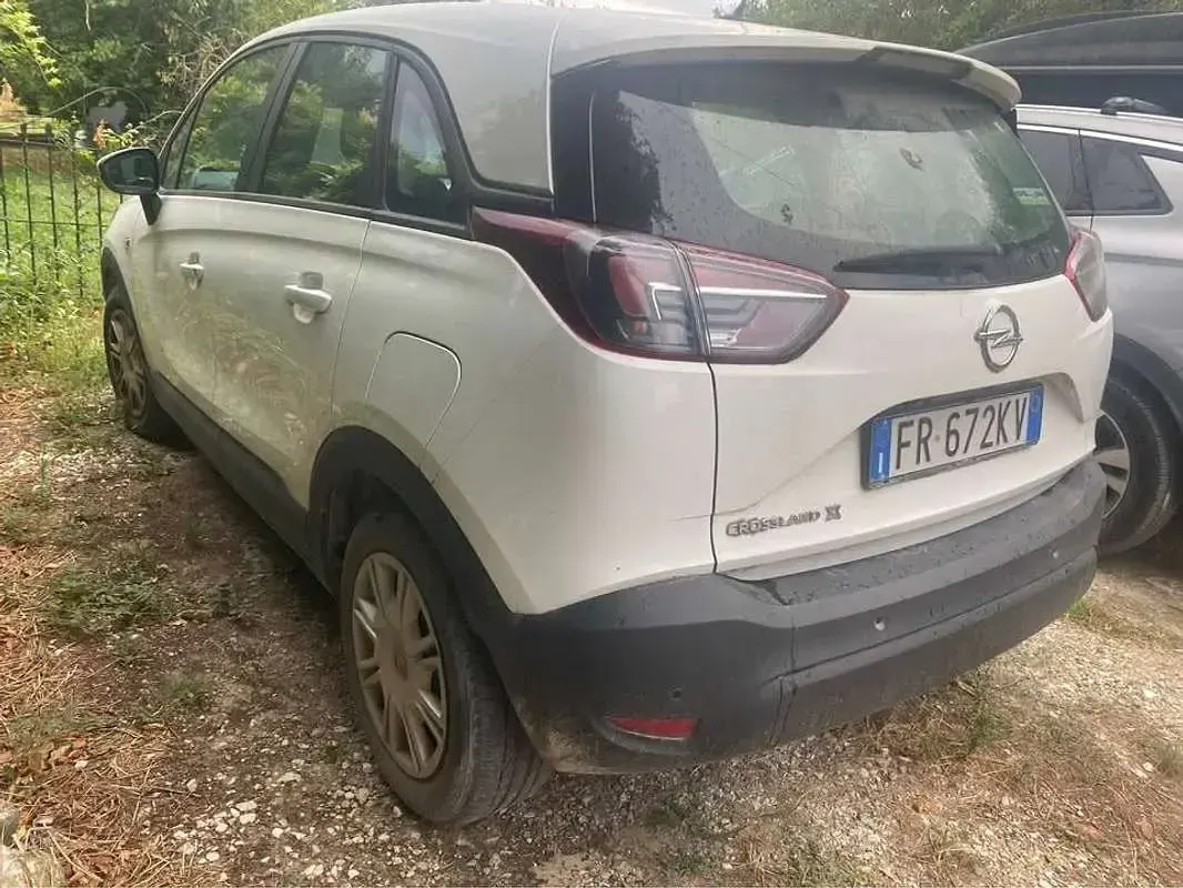 Usata Opel Crossland X 83 CV (61 kW) 2018 Bianco SUV
