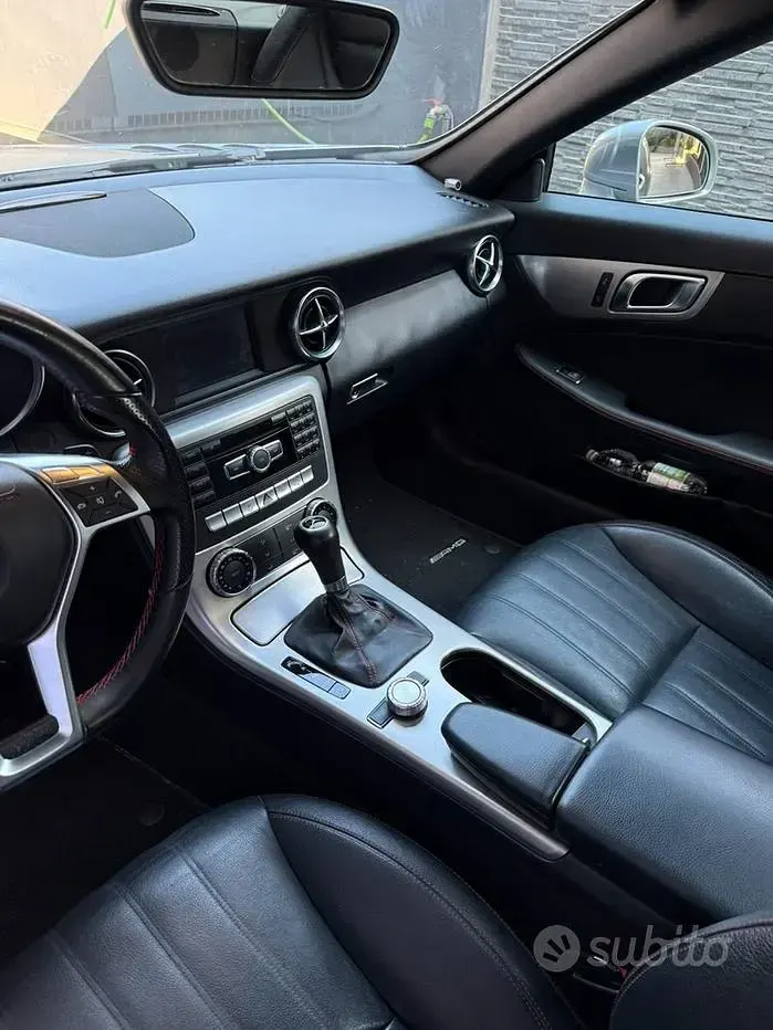 Usata Mercedes SLK200 Premium 184 CV (135 kW) 2012 Grigio Cabrio