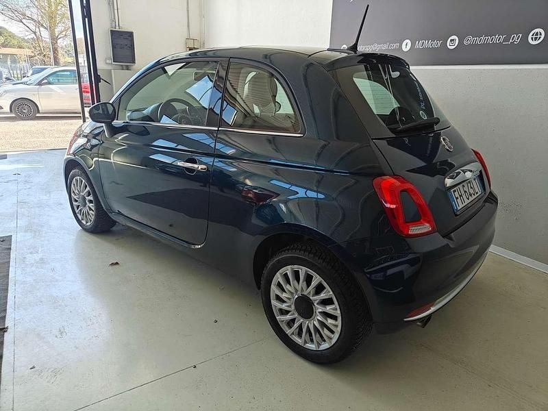 Usata Fiat 500 Lounge 69 CV (50 kW) 2017 Blu/azzurro Utilitaria