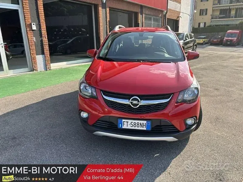 Usata Opel Karl Rocks 73 CV (53 kW) 2019 Rosso Utilitaria
