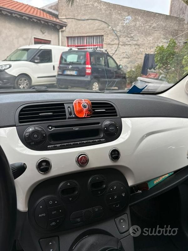 Usata Fiat 500 2011 Bianco Cabrio