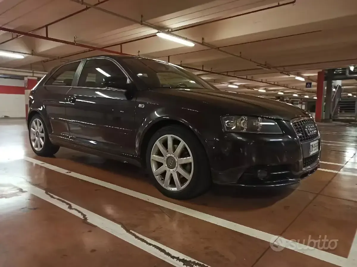 Usata Audi A3 S-Line 140 CV (102 kW) 2008 Nero Utilitaria
