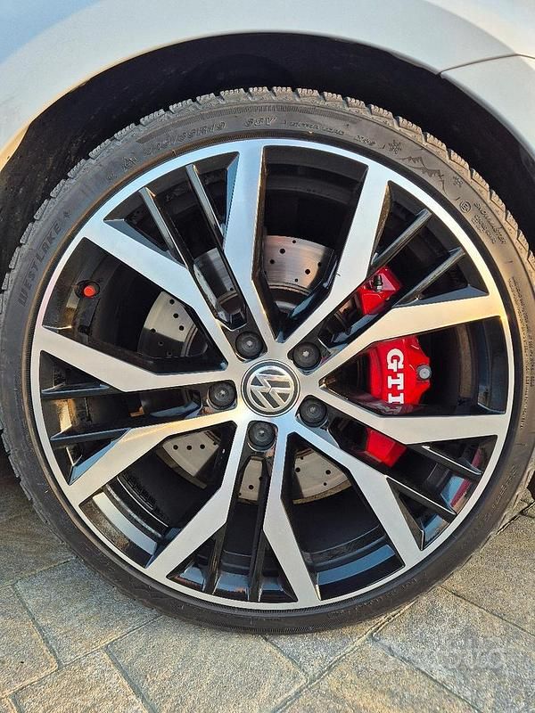 Usata VW Golf VII GTI 245 CV (180 kW) 2017 Bianco Berlina