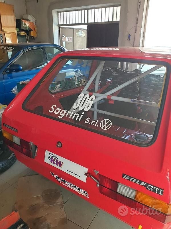 Usata VW Golf I GTI 110 CV (80 kW) 1982 Rosso Utilitaria