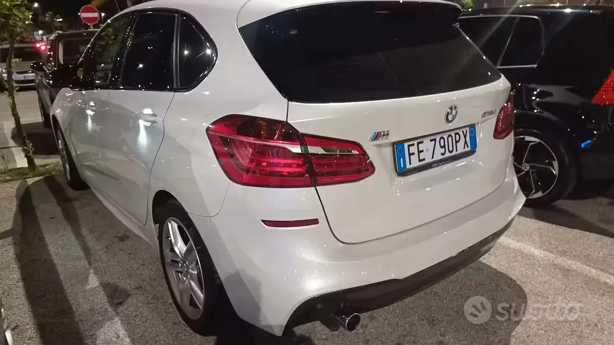 Usata BMW 218 Active Tourer M Sport 150 CV (110 kW) 2016 Bianco Monovolume