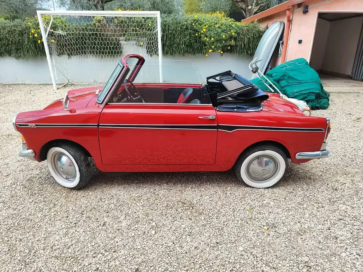 Usata Autobianchi Bianchina 1960 Rosso Utilitaria