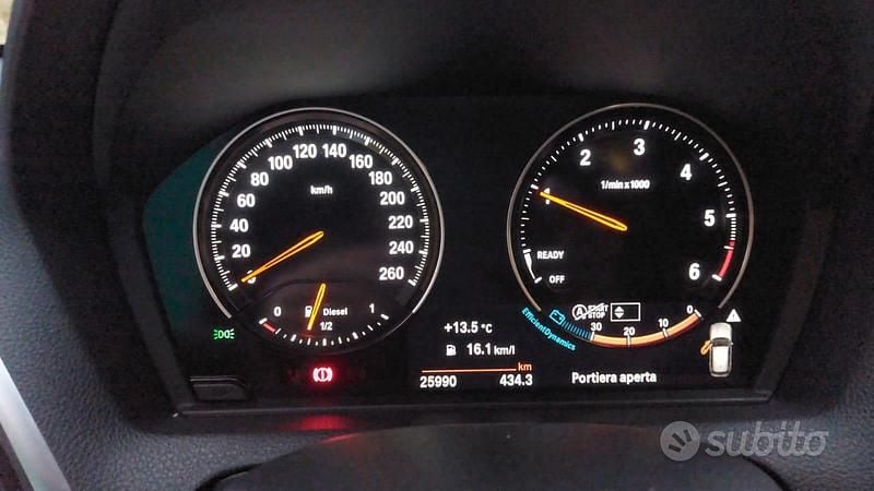 Usata BMW 116 M Sport 116 CV (85 kW) 2017 Blu Utilitaria