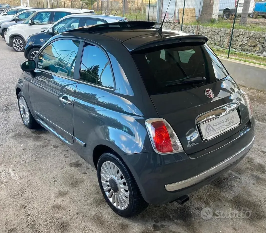 Usata Fiat 500 Lounge 95 CV (69 kW) 2010 Grigio Berlina