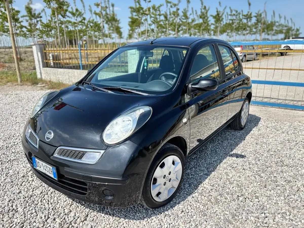 Second-hand Nissan Micra Acenta 80 CP (58 kW) 2008 Negru Berlinǎ