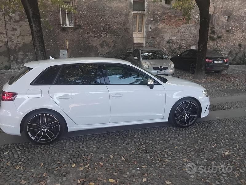 Usata Audi S3 300 CV (220 kW) 2015 Bianco Berlina