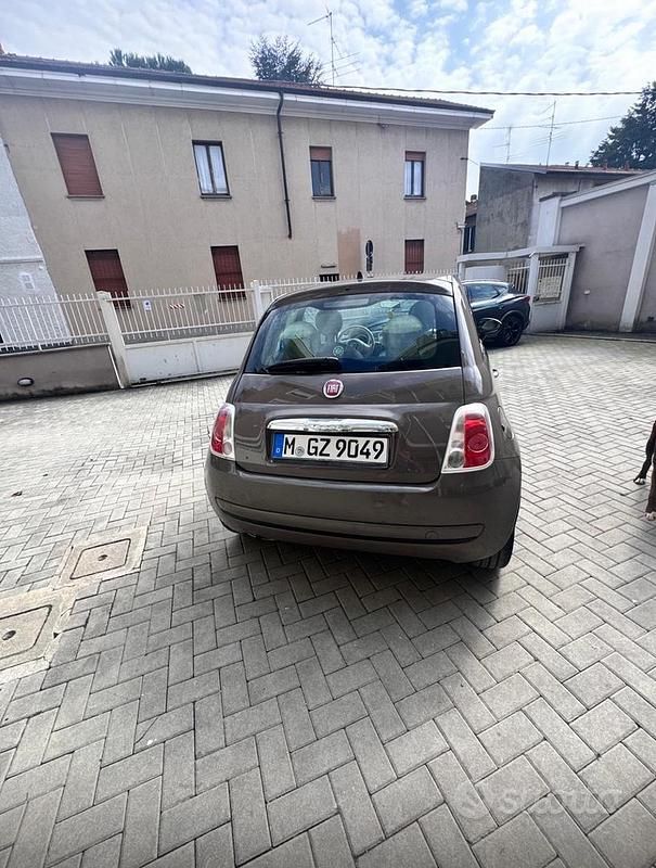 Usata Fiat 500 Lounge 69 CV (50 kW) 2008 Marrone Berlina