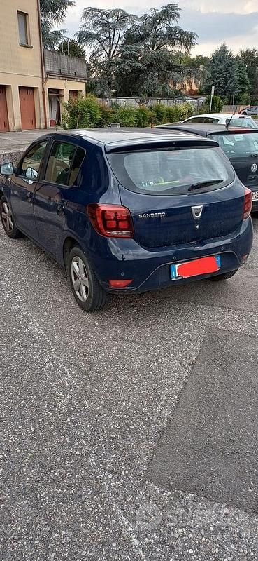 Usata Dacia Sandero 90 CV (66 kW) 2019 Blu Utilitaria
